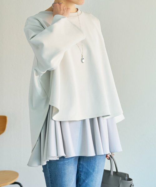 BEARDSLEY / ビアズリー カットソー | 《1/23(金)11：00予約開始》フレアコンビトレーナー | 詳細5