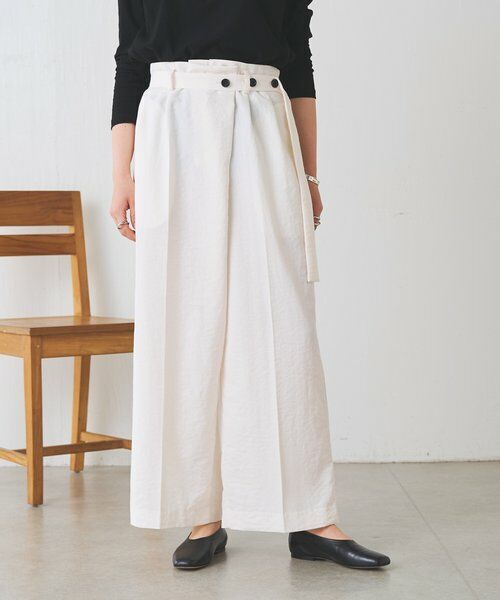 BEARDSLEY / ビアズリー その他パンツ | アシメウエストベルトパンツ | 詳細8