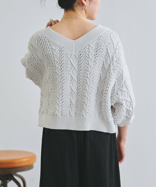 BEARDSLEY / ビアズリー ニット・セーター | ケーブルニットプルオーバー | 詳細12