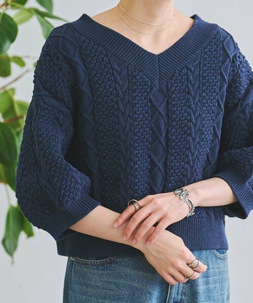 BEARDSLEY / ビアズリー ニット・セーター | ケーブルニットプルオーバー | 詳細18