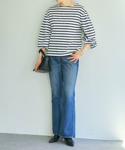 BEARDSLEY / ビアズリー カットソー | 《1/23(金)11：00予約開始》パフスリーブボーダープルオーバー | 詳細17