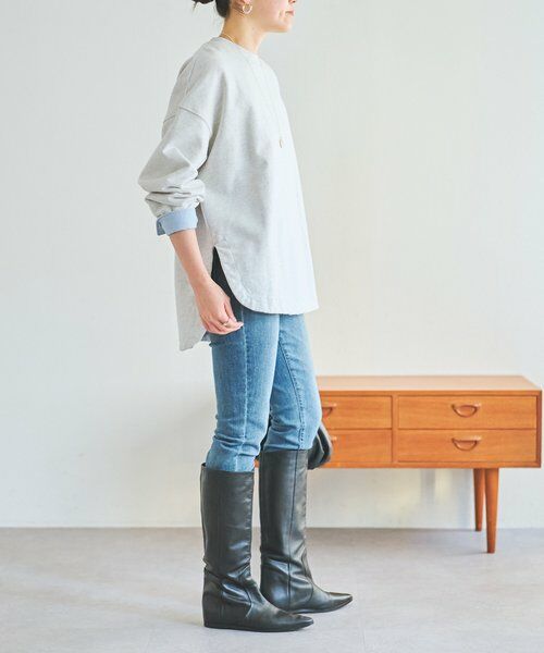 BEARDSLEY / ビアズリー カットソー | シャツカフス裏毛プルオーバー | 詳細14