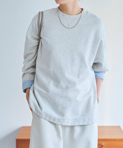 BEARDSLEY / ビアズリー カットソー | シャツカフス裏毛プルオーバー | 詳細2