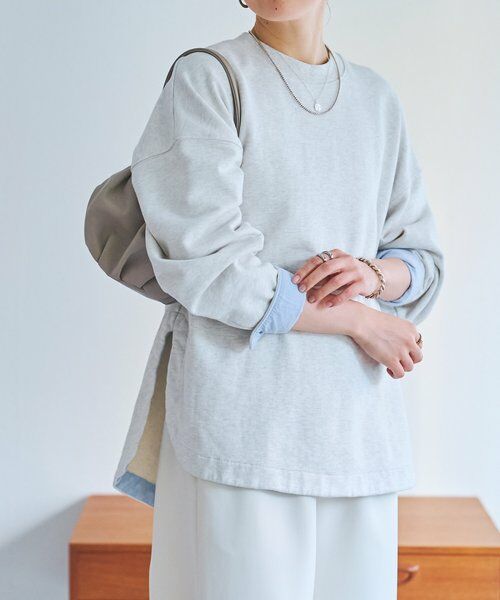 BEARDSLEY / ビアズリー カットソー | シャツカフス裏毛プルオーバー | 詳細3