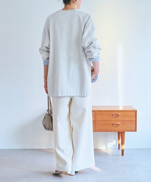 BEARDSLEY / ビアズリー カットソー | シャツカフス裏毛プルオーバー | 詳細6