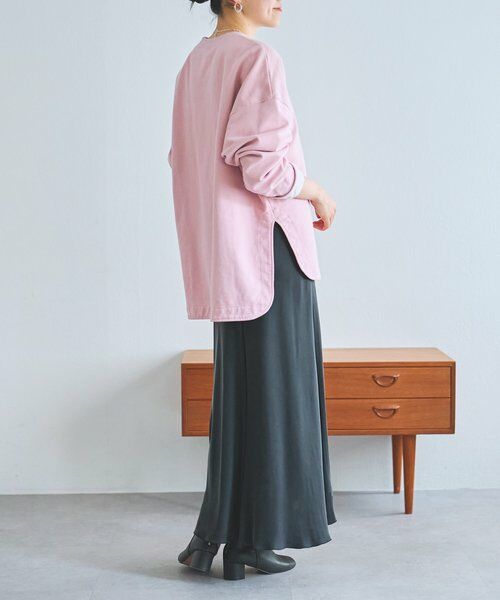 BEARDSLEY / ビアズリー カットソー | シャツカフス裏毛プルオーバー | 詳細25