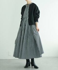 BEARDSLEY / ビアズリー ロング・マキシ丈ワンピース | 《1/23(金)11：00予約開始》先染めギャザーワンピース