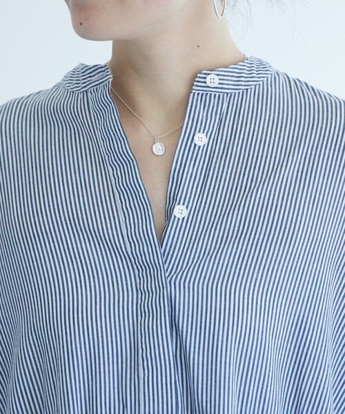 BEARDSLEY / ビアズリー ロング・マキシ丈ワンピース | 《1/23(金)11：00予約開始》先染めギャザーワンピース | 詳細10