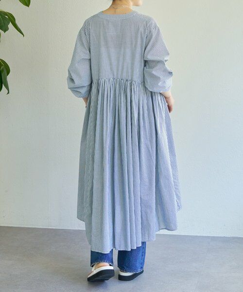 BEARDSLEY / ビアズリー ロング・マキシ丈ワンピース | 《1/23(金)11：00予約開始》先染めギャザーワンピース | 詳細27