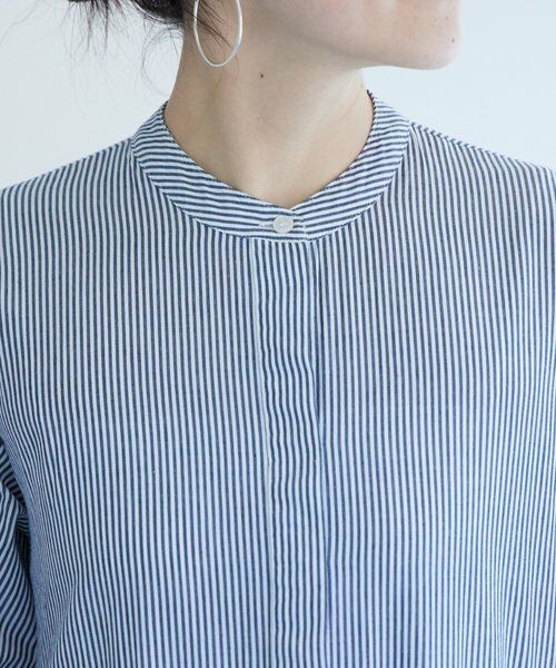 BEARDSLEY / ビアズリー ロング・マキシ丈ワンピース | 《1/23(金)11：00予約開始》先染めギャザーワンピース | 詳細9