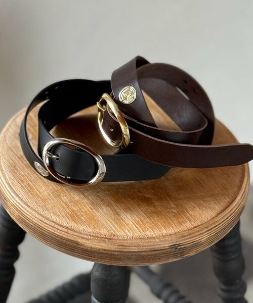 BEARDSLEY / ビアズリー ベルト・サスペンダー | コインベルト《本革》（ブラック）