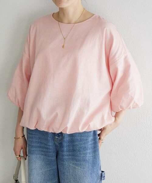 BEARDSLEY / ビアズリー シャツ・ブラウス | 綿麻バルーンブラウス | 詳細1