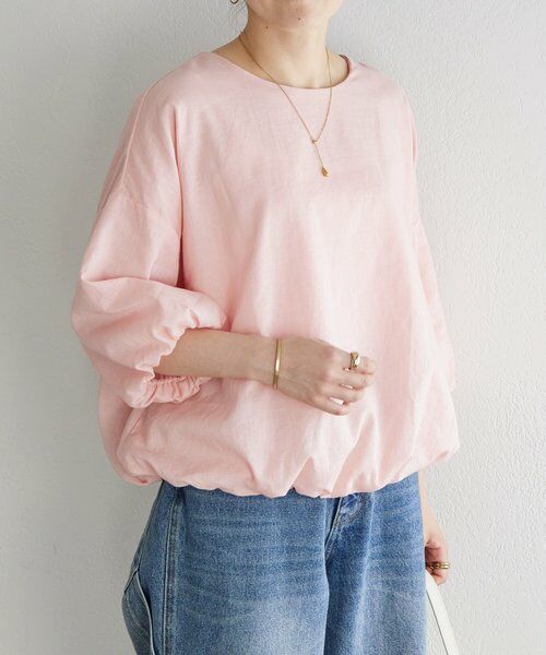 BEARDSLEY / ビアズリー シャツ・ブラウス | 綿麻バルーンブラウス | 詳細4