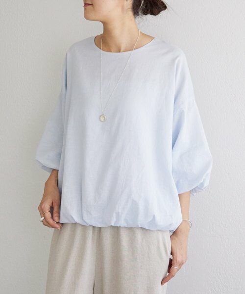 BEARDSLEY / ビアズリー シャツ・ブラウス | 綿麻バルーンブラウス | 詳細30