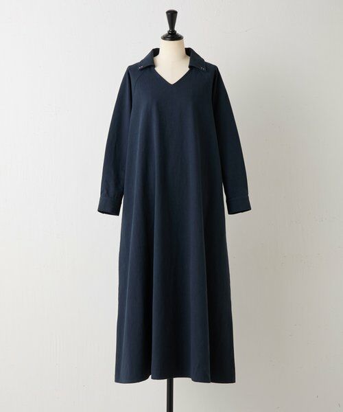 BEARDSLEY / ビアズリー ロング・マキシ丈ワンピース | メキシカンビーズワンピース（ネイビー）