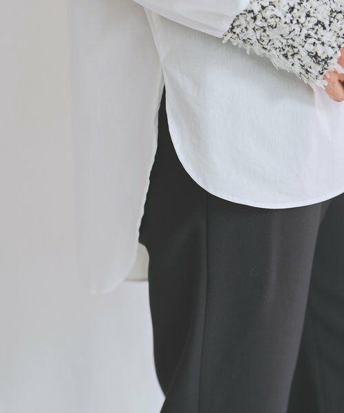 BEARDSLEY / ビアズリー シャツ・ブラウス | ツイードニットコンビシャツ | 詳細11