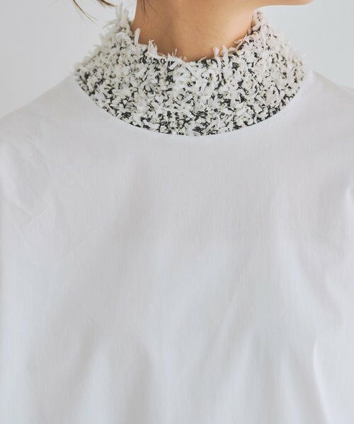 BEARDSLEY / ビアズリー シャツ・ブラウス | ツイードニットコンビシャツ | 詳細13