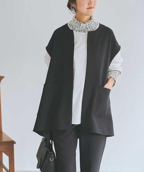 BEARDSLEY / ビアズリー シャツ・ブラウス | ツイードニットコンビシャツ | 詳細18