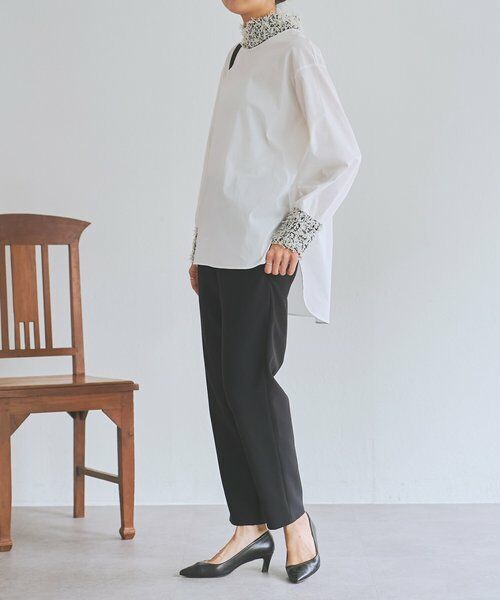 BEARDSLEY / ビアズリー シャツ・ブラウス | ツイードニットコンビシャツ | 詳細2