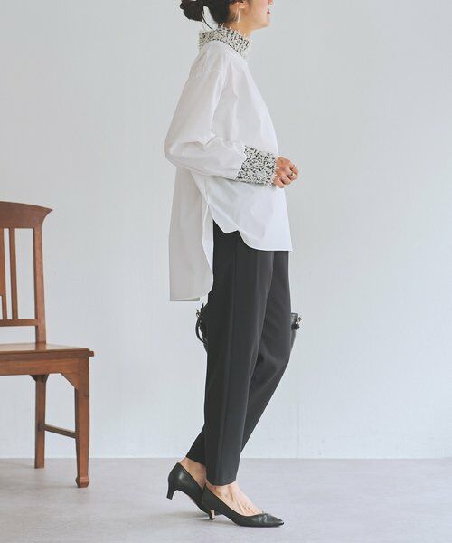 BEARDSLEY / ビアズリー シャツ・ブラウス | ツイードニットコンビシャツ | 詳細5