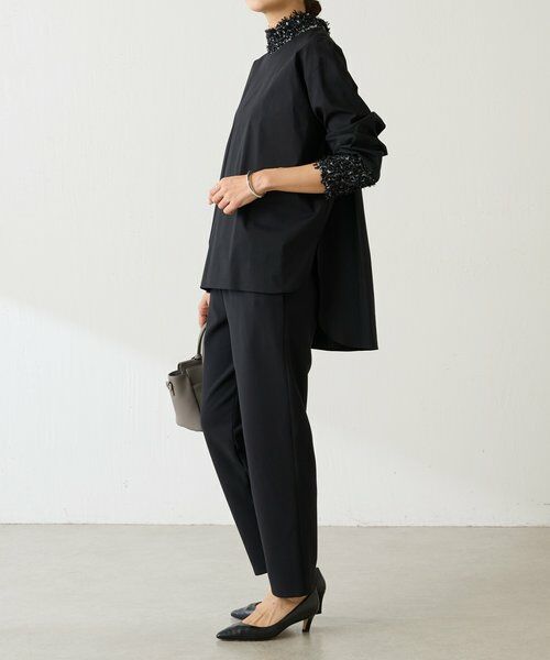 BEARDSLEY / ビアズリー シャツ・ブラウス | ツイードニットコンビシャツ | 詳細22