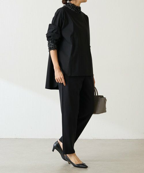 BEARDSLEY / ビアズリー シャツ・ブラウス | ツイードニットコンビシャツ | 詳細24