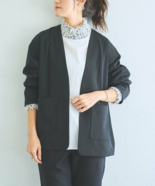 BEARDSLEY / ビアズリー その他アウター | 《1/21(水)11：00予約開始》ストレッチツイルジャケット | 詳細4