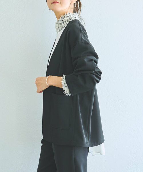 BEARDSLEY / ビアズリー その他アウター | 《1/21(水)11：00予約開始》ストレッチツイルジャケット | 詳細5