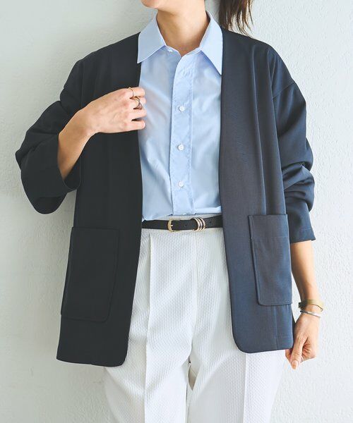 BEARDSLEY / ビアズリー その他アウター | 《1/21(水)11：00予約開始》ストレッチツイルジャケット | 詳細27