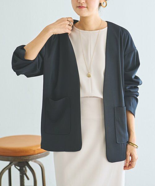 BEARDSLEY / ビアズリー その他アウター | 《1/21(水)11：00予約開始》ストレッチツイルジャケット | 詳細19