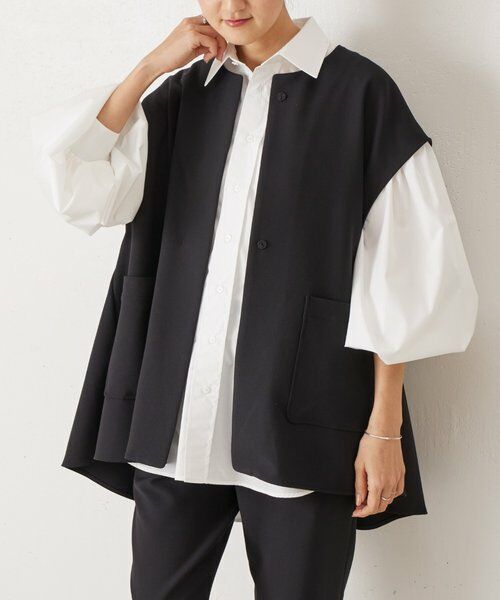 BEARDSLEY / ビアズリー その他アウター | 《1/21(水)11：00予約開始》ポケットジレ（ブラック）