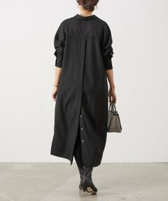 BEARDSLEY / ビアズリー ロング・マキシ丈ワンピース | 《1/21(水)11：00予約開始》後ろ比翼ワンピース