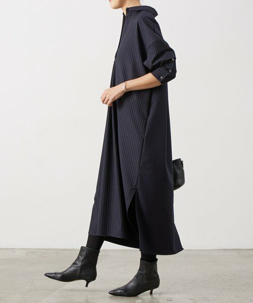 BEARDSLEY / ビアズリー ロング・マキシ丈ワンピース | 《1/21(水)11：00予約開始》後ろ比翼ワンピース | 詳細2