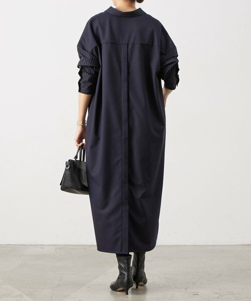 BEARDSLEY / ビアズリー ロング・マキシ丈ワンピース | 《1/21(水)11：00予約開始》後ろ比翼ワンピース | 詳細3