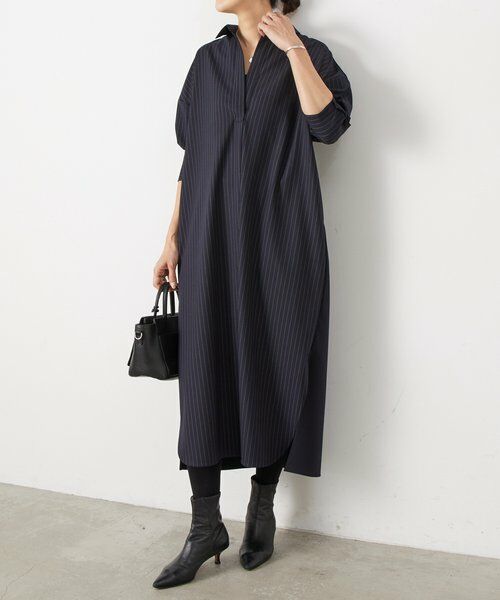 BEARDSLEY / ビアズリー ロング・マキシ丈ワンピース | 《1/21(水)11：00予約開始》後ろ比翼ワンピース | 詳細5