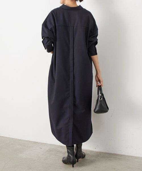 BEARDSLEY / ビアズリー ロング・マキシ丈ワンピース | 《1/21(水)11：00予約開始》後ろ比翼ワンピース | 詳細6