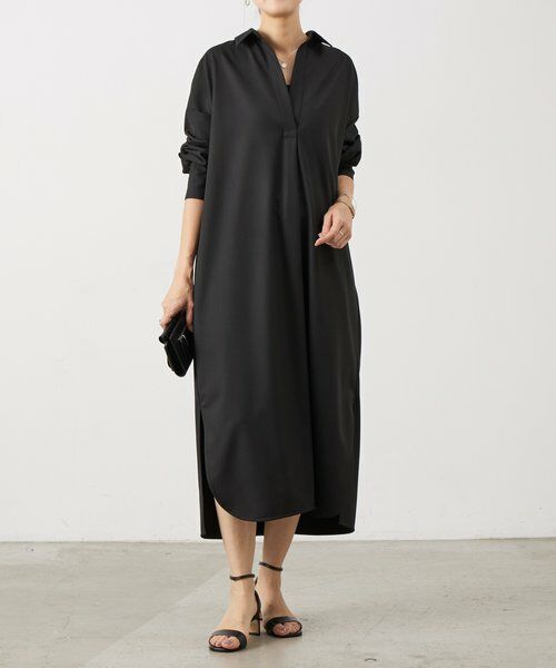 BEARDSLEY / ビアズリー ロング・マキシ丈ワンピース | 《1/21(水)11：00予約開始》後ろ比翼ワンピース | 詳細22