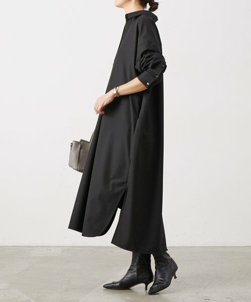 BEARDSLEY / ビアズリー ロング・マキシ丈ワンピース | 《1/21(水)11：00予約開始》後ろ比翼ワンピース | 詳細12