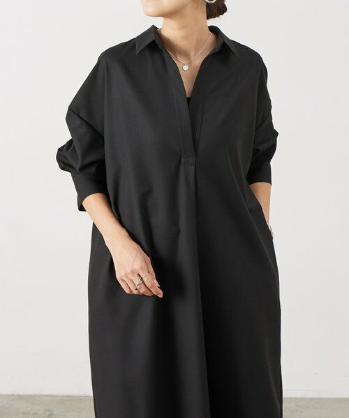 BEARDSLEY / ビアズリー ロング・マキシ丈ワンピース | 《1/21(水)11：00予約開始》後ろ比翼ワンピース | 詳細18