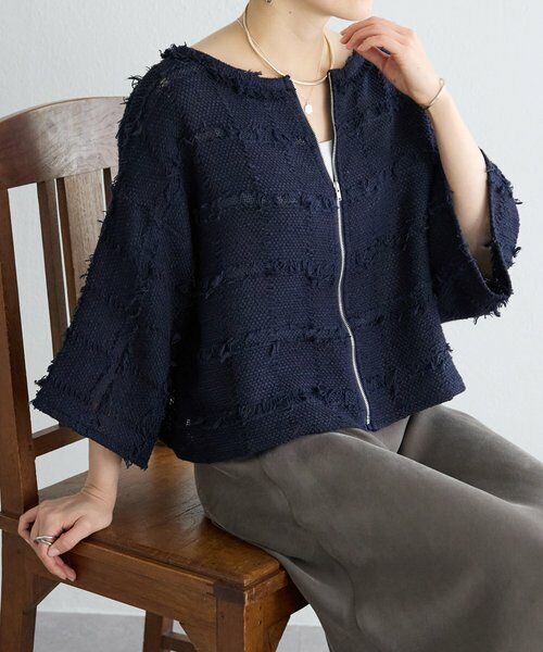 BEARDSLEY / ビアズリー シャツ・ブラウス | チェックフリンジプルオーバー | 詳細13