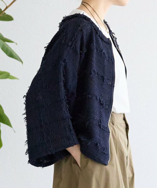 BEARDSLEY / ビアズリー シャツ・ブラウス | チェックフリンジプルオーバー | 詳細2