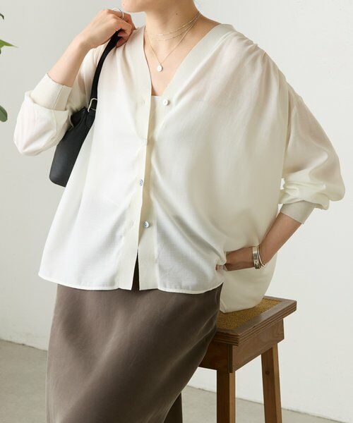 BEARDSLEY / ビアズリー シャツ・ブラウス | シアーブラウスカーディガン | 詳細26