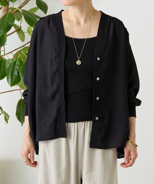 BEARDSLEY / ビアズリー シャツ・ブラウス | シアーブラウスカーディガン | 詳細7