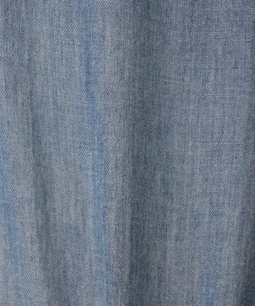 BEARDSLEY / ビアズリー ロング・マキシ丈ワンピース | シフォンデニムシャツワンピース | 詳細25