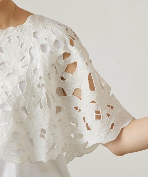 BEARDSLEY / ビアズリー シャツ・ブラウス | カットワークボレロ | 詳細10