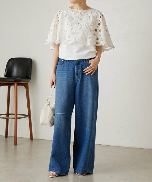 BEARDSLEY / ビアズリー シャツ・ブラウス | カットワークボレロ | 詳細11