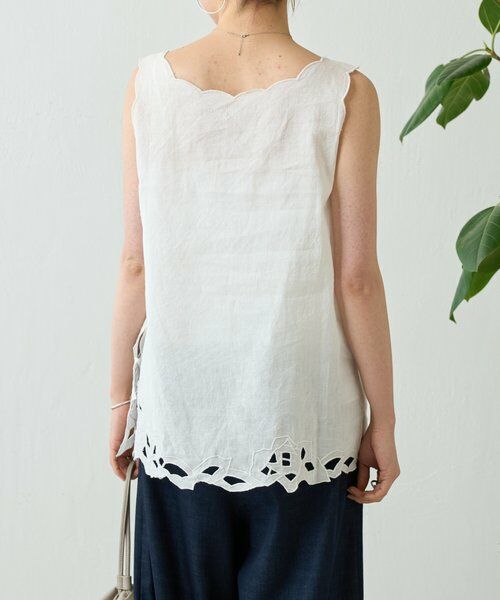 BEARDSLEY / ビアズリー シャツ・ブラウス | 《4/1(水)20：00予約開始》カットワークタンク | 詳細3