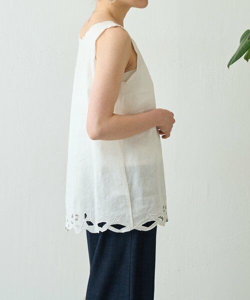 BEARDSLEY / ビアズリー シャツ・ブラウス | 《4/1(水)20：00予約開始》カットワークタンク | 詳細4