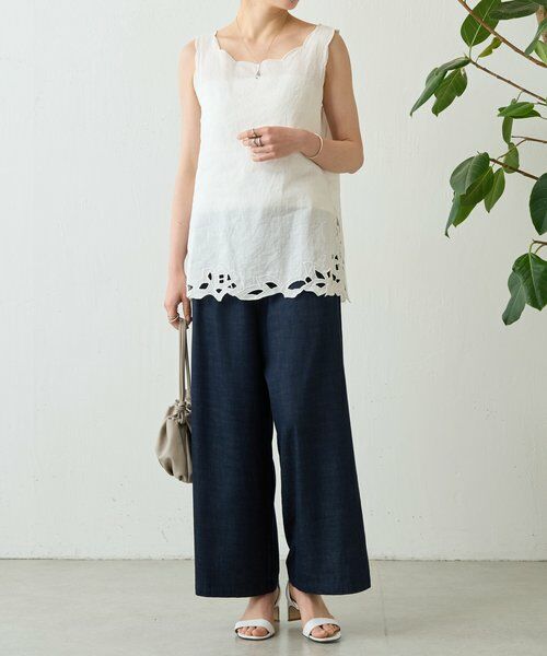 BEARDSLEY / ビアズリー シャツ・ブラウス | 《4/1(水)20：00予約開始》カットワークタンク | 詳細7