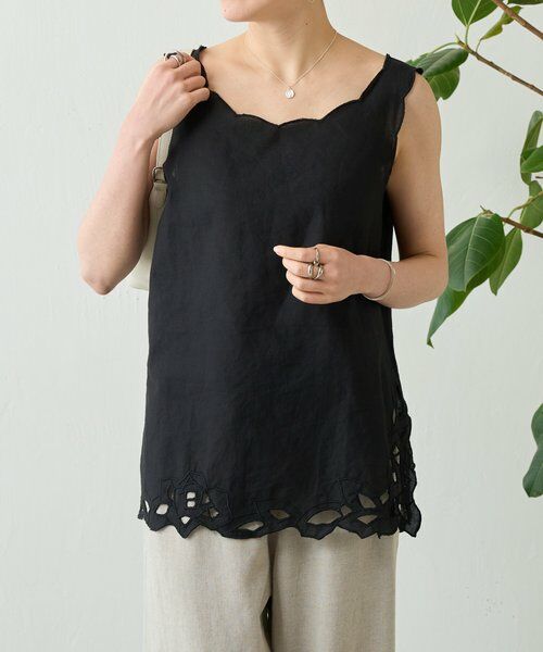 BEARDSLEY / ビアズリー シャツ・ブラウス | 《4/1(水)20：00予約開始》カットワークタンク | 詳細15